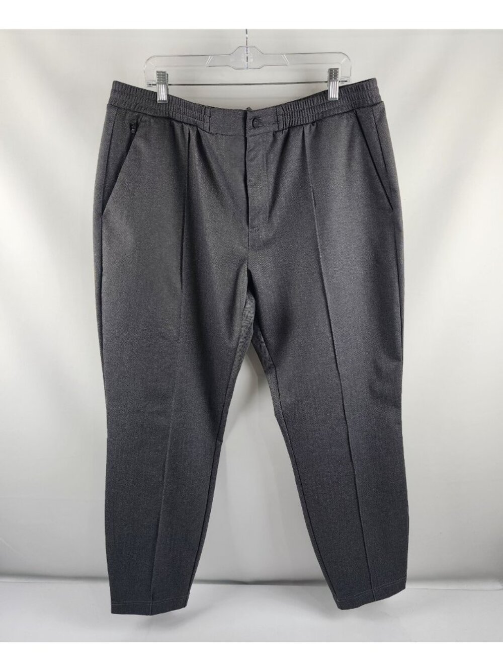 Mizzen + Main Pants Mens XXL Gray Parker Slim Performance 4-Way Stretch Jogger